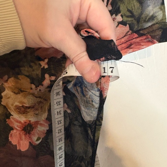 Fashion Magazine Black Floral Mini Dress - Picture 5 of 6